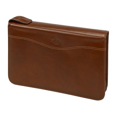 Папка на молнии Первое лицо Giulio Barсa, коричневый-1