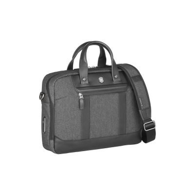 Портфель VICTORINOX Architecture Urban2 15 Briefcase 15'', серый, полиэстер/кожа, 42x13x31 см, 16 л-1