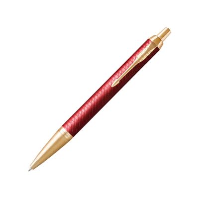 Шариковая ручка Parker IM Premium K318  Red GT, стержень: M, цвет чернил: blue, в подарочной упаковке.-0