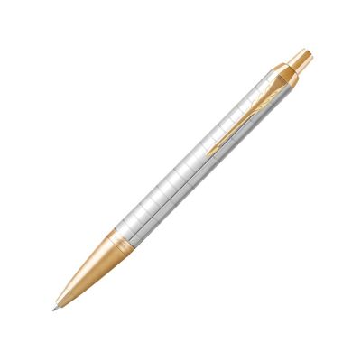 Шариковая ручка Parker IM Premium K318  Pearl GT, стержень: M, цвет чернил: blue, в подарочной упаковке.-0
