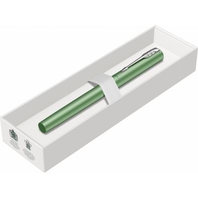 Ручка-роллер Parker Vector XL Green CT, цвет чернил black, стержень: F, в подарочной упаковке.-10