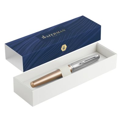 Перьевая ручка Waterman  Embleme цвет GOLD CT, цвет чернил: черный-1