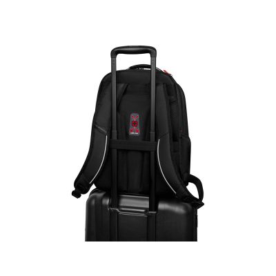 Рюкзак WENGER ALTAIR 15.6, черный, переработанный ПЭТ/Полиэстер, 32х21х44 см, 22 л.-6