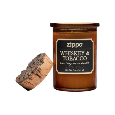 Ароматизированная свеча ZIPPO Whiskey & Tobacco, воск/хлопок/кора древесины/стекло, 70x100 мм-2