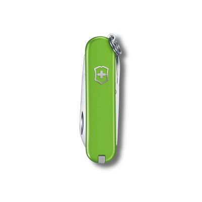 Нож-брелок VICTORINOX Classic SD Colors Smashed Avocado, 58 мм, 7 функций, салатовый-1