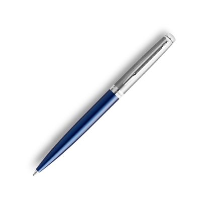 Шариковая ручка Waterman Hemisphere Entry Point Stainless Steel with Blue Lacquer в подарочной упаковке-0