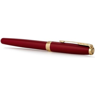 Перьевая ручка Parker Sonnet , Lacquer Intense Red GT, перо: F, цвет чернил: black, в подарочной упаковке-3