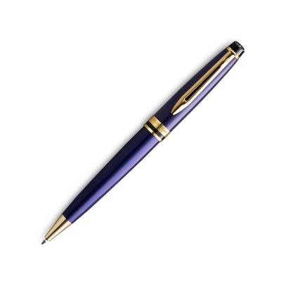 Шариковая ручка Waterman Expert Blue Lacquer GT, цвет чернил: синий М-0