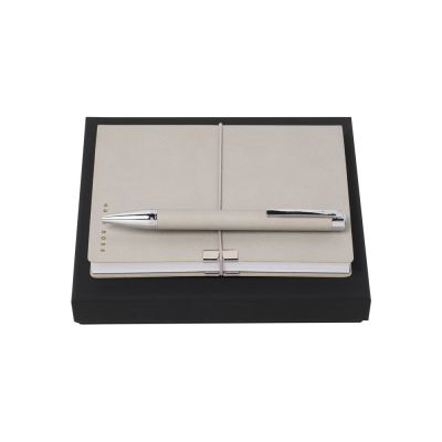 Подарочный набор: блокнот А6, ручка шариковая. Hugo Boss-0