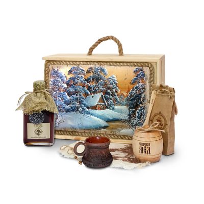 Подарочный набор Лесная пасека, бежевый-0