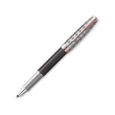 Ручка-роллер Parker Sonnet Premium Refresh GREY GT, стержень: F, цвет чернил: black, в подарочной упаковке-0