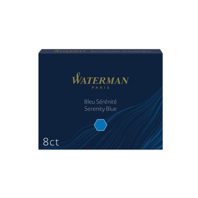 Чернила в картридже Waterman Ink cartridge Standard Blue (в упаковке 8 картриджей)-0