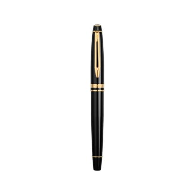 Ручка-роллер Waterman Expert 3, цвет: Black Laque GT, стержень: Fblk-1