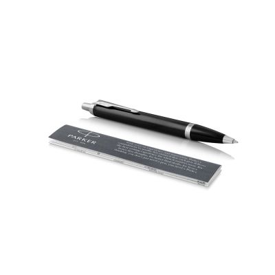 Ручка шариковая Parker IM Core Black CT, черный/серебристый-1