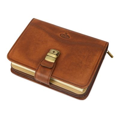 Органайзер Премьер с ежедневником, записной книжкой и блокнотом, Giulio Barсa, коричневый-0