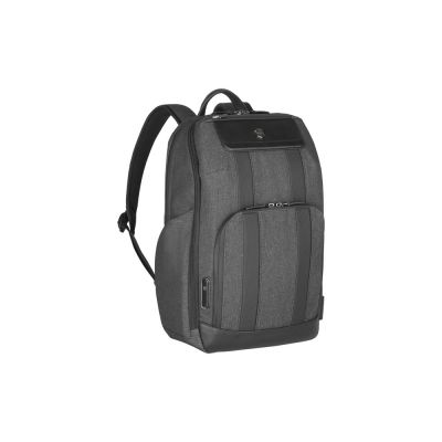 Рюкзак VICTORINOX Architecture Urban 2 Deluxe Backpack 15, серый, полиэстер/кожа, 31x23x46 см, 23 л-1