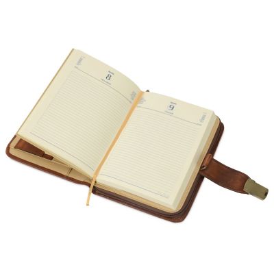 Органайзер Премьер с ежедневником, записной книжкой и блокнотом, Giulio Barсa, коричневый-2