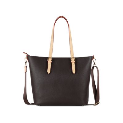 Сумка-шоппер BUGATTI Ella, тёмно-коричневая, полиуретан, 47,5х12х32 см-4