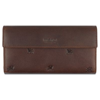 Кошелек Mano Don Leon, натуральная кожа в коричневом цвете, 19 х 10 см-0