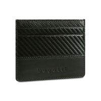 Портмоне для кредитных карт BUGATTI КОМЕТА | COMET, с защитой данных RFID, черное, натуральная воловья кожа, 10,2х0,2х8,2 см