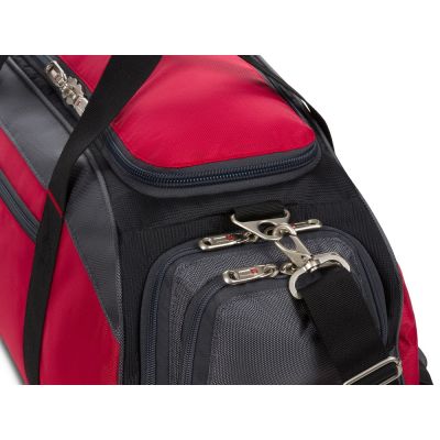 Сумка спортивная SWISSGEAR, красный/серый/чёрный, полиэстер 1200D, 52х25х30 см, 39 л-5