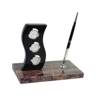 Настольный прибор Duke Господин Председатель на подставке из камня-0