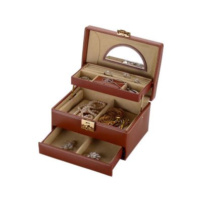 Шкатулка для драгоценностей Champ, коричневый-0