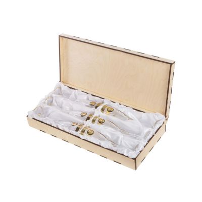 Набор бокалов для шампанского Сила льва-0