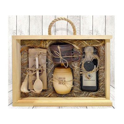 Подарочный набор Лесная пасека, бежевый-2