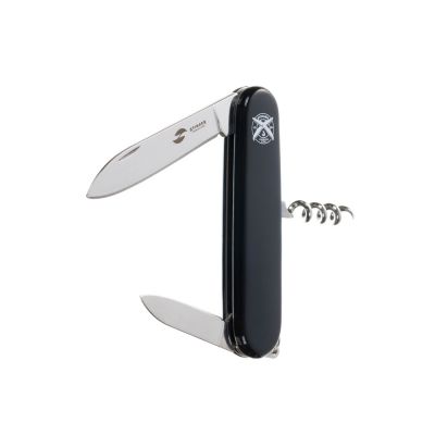 Нож перочинный Stinger, 90 мм, 4 функции, материал рукояти: АБС-пластик (черный)-2
