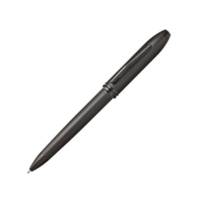 Шариковая ручка Cross Townsend Black Micro Knurl, черный-0