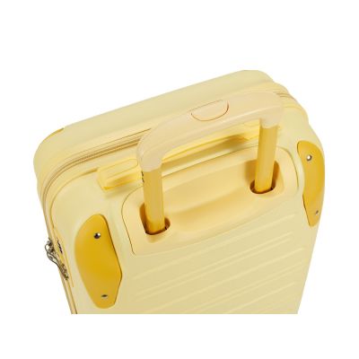 Чемодан TORBER В Отпуск, желтый, ABS-пластик, 42 х 26 х 65 см, 55 л, 3 кг-3