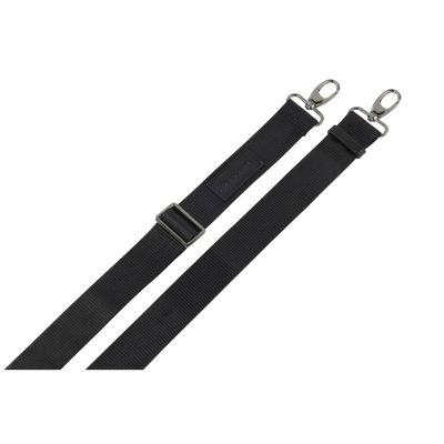 Сумка дорожная BUGATTI Elsa, чёрная, воловья кожа/полиэстер, 47х22х24 см-9