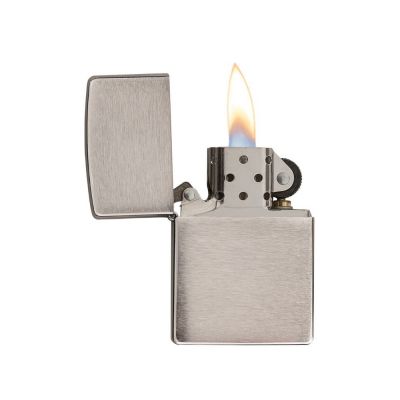 Зажигалка ZIPPO Armor™ c покрытием Brushed Chrome, латунь/сталь, серебристая, матовая, 38x13x57 мм-2
