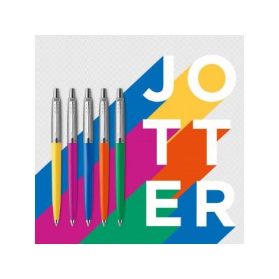 Шариковая ручка Parker Jotter ORIGINALS WHITE CT, стержень: Mblue ЭКО-УПАКОВКА-3