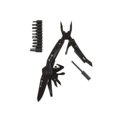 Мультитул Stinger, 105x45 мм, 13 функций, сталь, чёрный, в комплекте 9 насадок и нейлоновый чехол-2