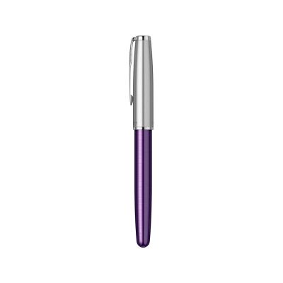 Ручка-роллер Parker Sonnet Essentials Violet SB Steel CT, цвет чернил black, перо: F, в подарочной упаковке.-5
