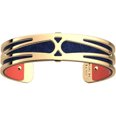 Браслет-бэнгл из латуни с гальваническим покрытием жёлтым золотом, 14мм-8