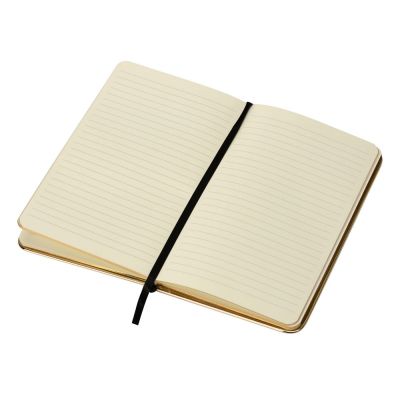 Набор: записная книжка, ручка William Lloyd , черный/золотистый-3