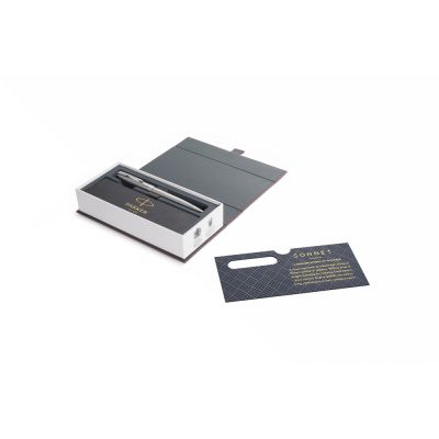 Ручка шариковая Parker Sonnet Core Stainless Steel CT, серебристый-3