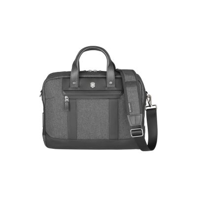 Портфель VICTORINOX Architecture Urban2 15 Briefcase 15'', серый, полиэстер/кожа, 42x13x31 см, 16 л-3
