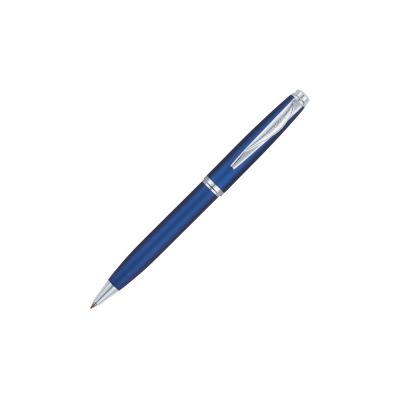 Ручка шариковая Pierre Cardin GAMME Classic с поворотным механизмом, синий матовый/серебро-0