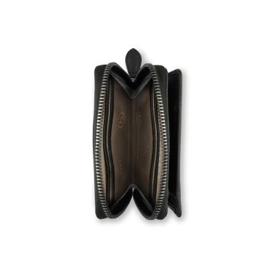 Кошелёк женский BUGATTI Bella, с RFID защитой, чёрный, воловья кожа/полиэстер, 12х2,5х9,5 см-3