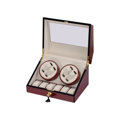 Шкатулка для часов с автоподзаводом Цюрих, красное дерево-1