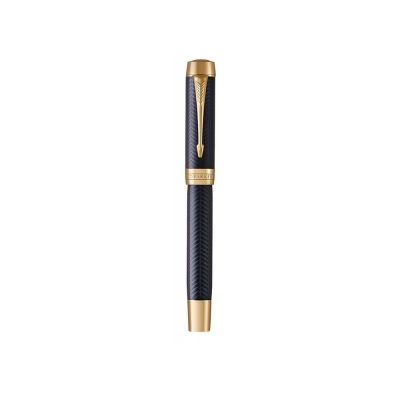 Перьевая ручка Parker Duofold Prestige Centennial, Blue Chevron GT Foutain Pen Fine, перо: F, цвет чернил: black, в подарочной упаковке.-2
