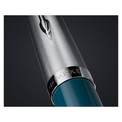 Шариковая ручка Parker 51 CORE TEAL BLUE CT, стержень: M, цвет чернил: black, в подарочной упаковке.-2