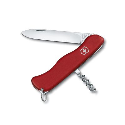 Нож перочинный VICTORINOX Alpineer, 111 мм, 5 функций, с фиксатором лезвия, красный-0