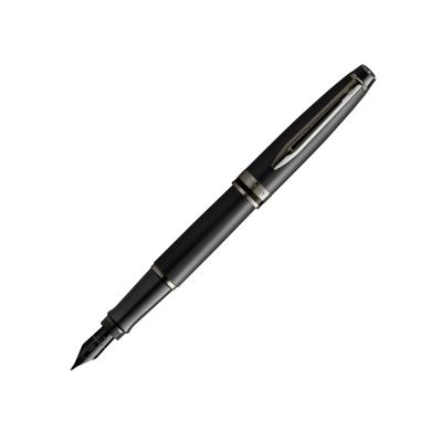 Перьевая ручка Waterman Expert Black F BLK в подарочной упаковке-0