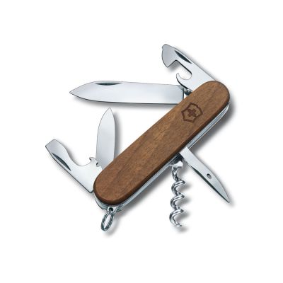 Нож перочинный VICTORINOX Spartan Wood, 91 мм, 10 функций, рукоять из орехового дерева-0