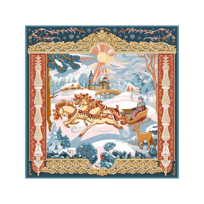 Платок Русская зима-0